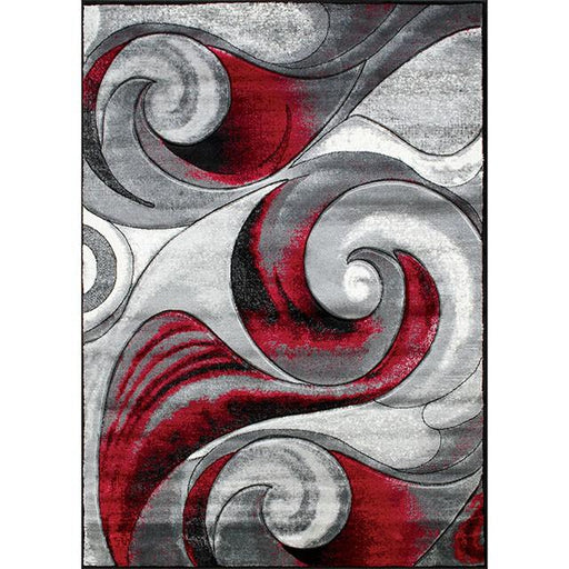 Niksar Red 5' X 7' Area Rug - R&R Furniture Gallery (Fountain Valley, CA)