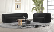 VERSOIX Loveseat, Black - R&R Furniture Gallery (Fountain Valley, CA)