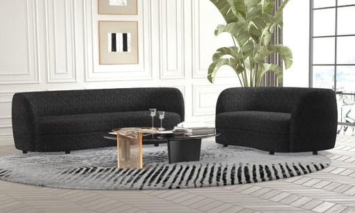 VERSOIX Loveseat, Black - R&R Furniture Gallery (Fountain Valley, CA)