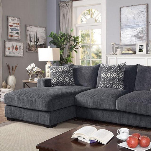 Kaylee Gray L-Shaped Sectional - R&R Furniture Gallery (Fountain Valley, CA)