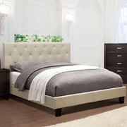 LEEROY Queen & Twin Bed Ivory & Gray - R&R Furniture Gallery (Fountain Valley, CA)