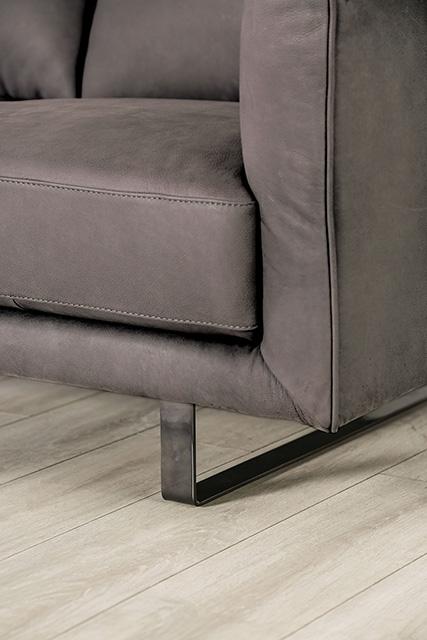 Mezzanotte Sofa Gray - R&R Furniture Gallery (Fountain Valley, CA)