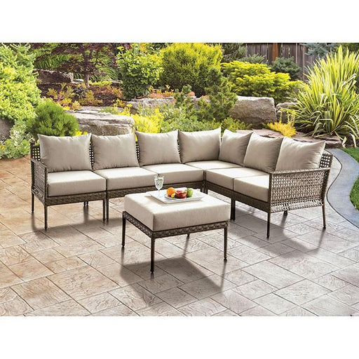 ALEISHA Patio Ottoman - R&R Furniture Gallery (Fountain Valley, CA)