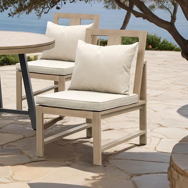 Bordeaux Armless Chair (2/CTN) - R&R Furniture Gallery (Fountain Valley, CA)