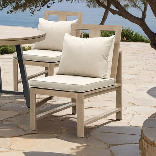 Bordeaux Armless Chair (2/CTN) - R&R Furniture Gallery (Fountain Valley, CA)