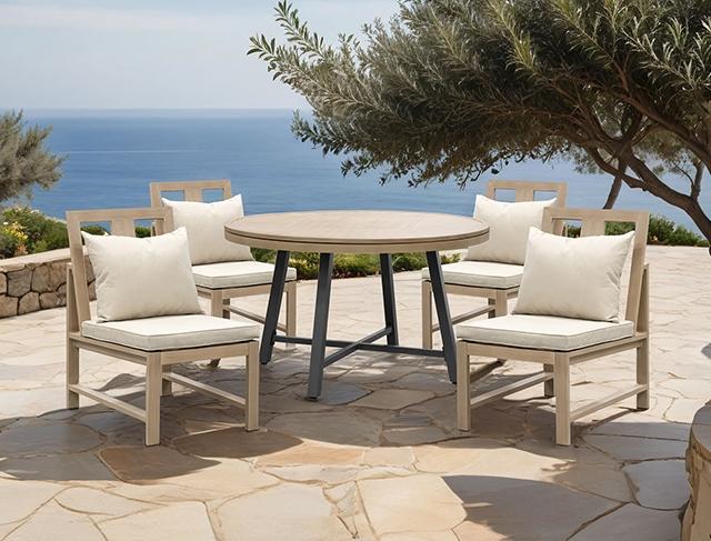 Bordeaux Armless Chair (2/CTN) - R&R Furniture Gallery (Fountain Valley, CA)