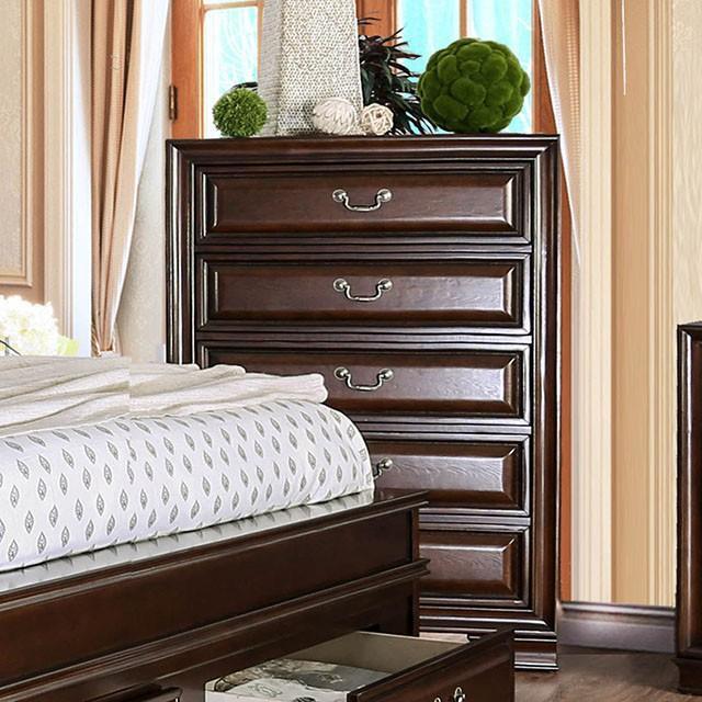 Brandt Brown Cherry Chest - R&R Furniture Gallery (Fountain Valley, CA)
