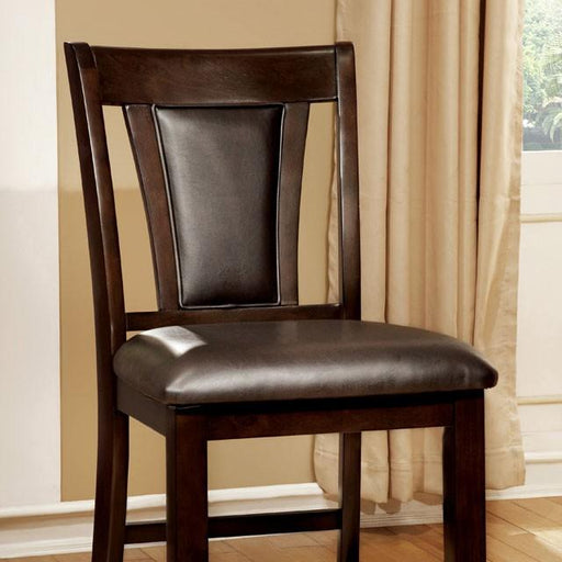 BRENT II Dark Cherry/Espresso Counter Ht. Chair (2/CTN) - R&R Furniture Gallery (Fountain Valley, CA)