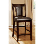 BRENT II Dark Cherry/Espresso Counter Ht. Chair (2/CTN) - R&R Furniture Gallery (Fountain Valley, CA)