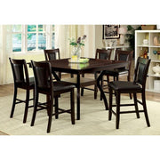 BRENT II Dark Cherry/Espresso Counter Ht. Chair (2/CTN) - R&R Furniture Gallery (Fountain Valley, CA)