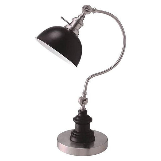 Briar Stain Nickel Table Lamp - R&R Furniture Gallery (Fountain Valley, CA)