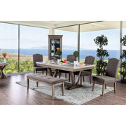 Bridgen Natural/Brown Bench - R&R Furniture Gallery (Fountain Valley, CA)