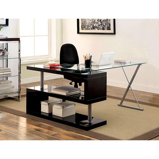 BRONWEN Black Desk - R&R Furniture Gallery (Fountain Valley, CA)