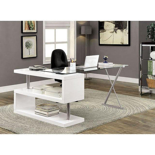 BRONWEN White Desk - R&R Furniture Gallery (Fountain Valley, CA)
