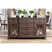 ARCADIA Rustic Natural Tone Server - R&R Furniture Gallery (Fountain Valley, CA)