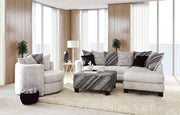EIMEAR Swivel Chair, Off-white/Black - R&R Furniture Gallery (Fountain Valley, CA)