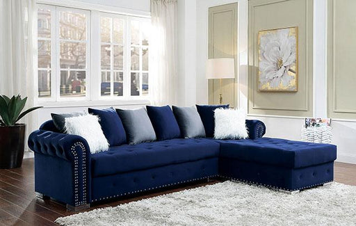 WILMINGTON Sectional, Blue - R&R Furniture Gallery (Fountain Valley, CA)