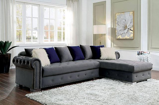 WILMINGTON Sectional, Gray - R&R Furniture Gallery (Fountain Valley, CA)