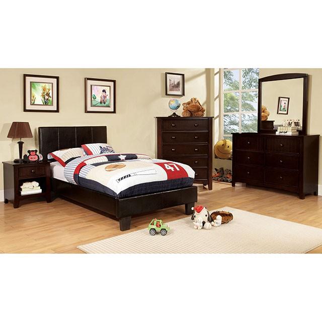 Winn Park Cal.King, E.King, Twin, & Full Bed Chrome, Gray, Brown, & Chrome - R&R Furniture Gallery (Fountain Valley, CA)