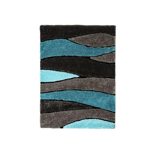 Winnipeg Gray/Blue 5' X 8' Area Rug - R&R Furniture Gallery (Fountain Valley, CA)