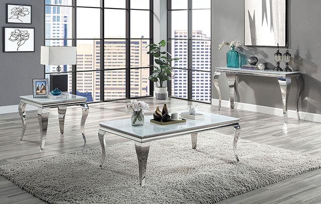WETZIKON End Table, White - R&R Furniture Gallery (Fountain Valley, CA)