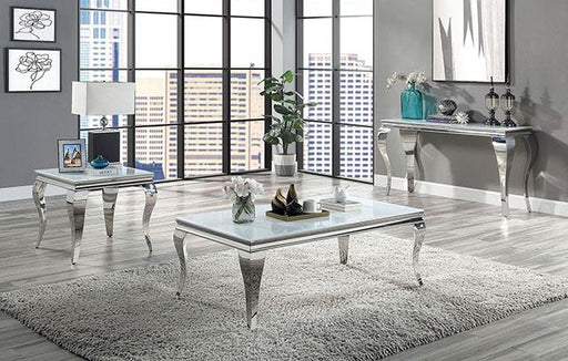 WETZIKON End Table, White - R&R Furniture Gallery (Fountain Valley, CA)