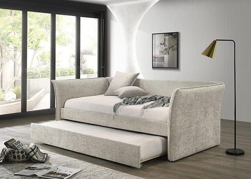 Yuri Twin Daybed w/ Trundle Beige - R&R Furniture Gallery (Fountain Valley, CA)