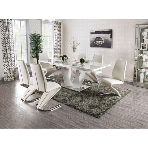 Zain 7 Pc Dining Table Set - R&R Furniture Gallery (Fountain Valley, CA)