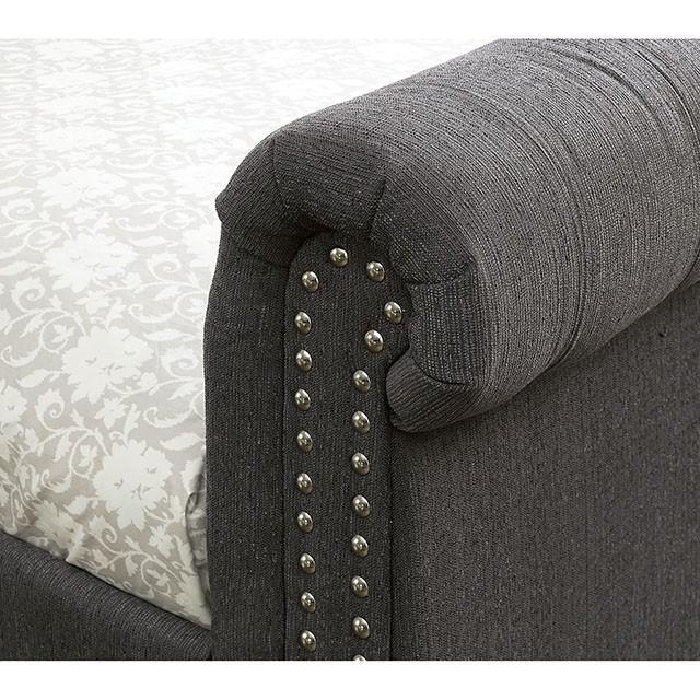 LEANNA Gray Full Daybed w/ Trundle, Gray - R&R Furniture Gallery (Fountain Valley, CA)