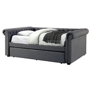 LEANNA Gray Full Daybed w/ Trundle, Gray - R&R Furniture Gallery (Fountain Valley, CA)