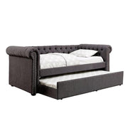 LEANNA Gray Full Daybed w/ Trundle, Gray - R&R Furniture Gallery (Fountain Valley, CA)