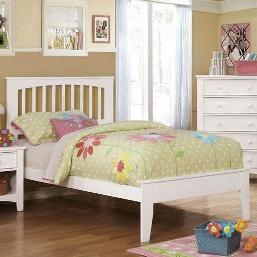Pine Brook Cherry & White Full Bed - R&R Furniture Gallery (Fountain Valley, CA)