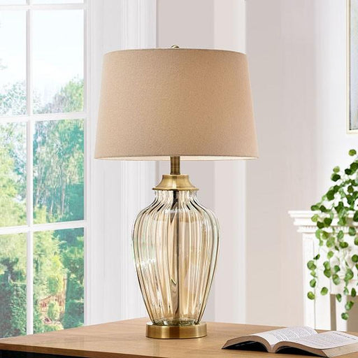 Lee Translucent 28.5"H Table Lamp - R&R Furniture Gallery (Fountain Valley, CA)