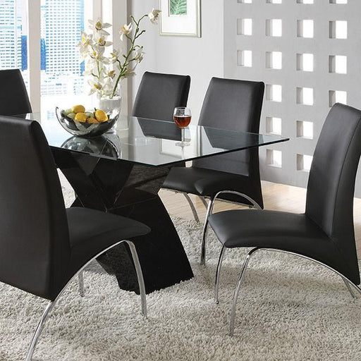 Wailoa Black Dining Table - R&R Furniture Gallery (Fountain Valley, CA)