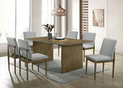 ST GALLEN Dining Table, Natural Tone/Light Gray - R&R Furniture Gallery (Fountain Valley, CA)