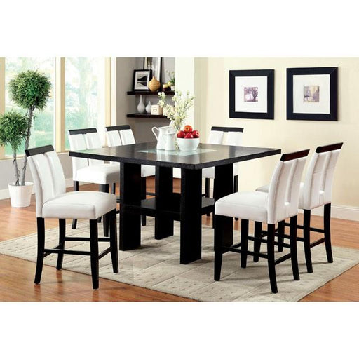 LUMINAR II Black Counter Ht. Table - R&R Furniture Gallery (Fountain Valley, CA)
