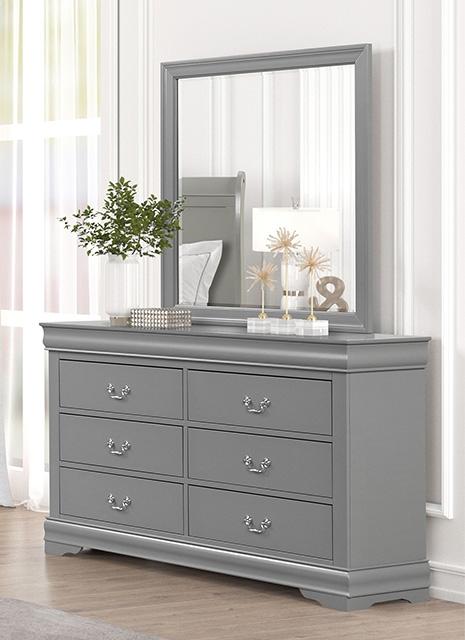 Louis Philippe Mirror - R&R Furniture Gallery (Fountain Valley, CA)