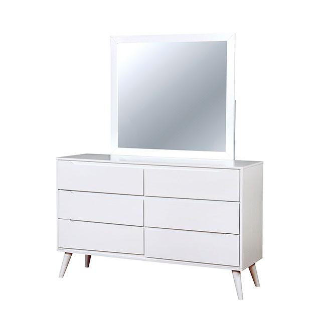 LENNART II White Mirror - R&R Furniture Gallery (Fountain Valley, CA)