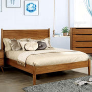 Lennart Oak Cal.King, E.King & Queen Bed - R&R Furniture Gallery (Fountain Valley, CA)