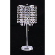 Perla Chrome Table Lamp - R&R Furniture Gallery (Fountain Valley, CA)