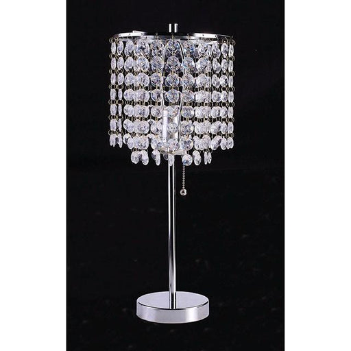 Perla Chrome Table Lamp - R&R Furniture Gallery (Fountain Valley, CA)