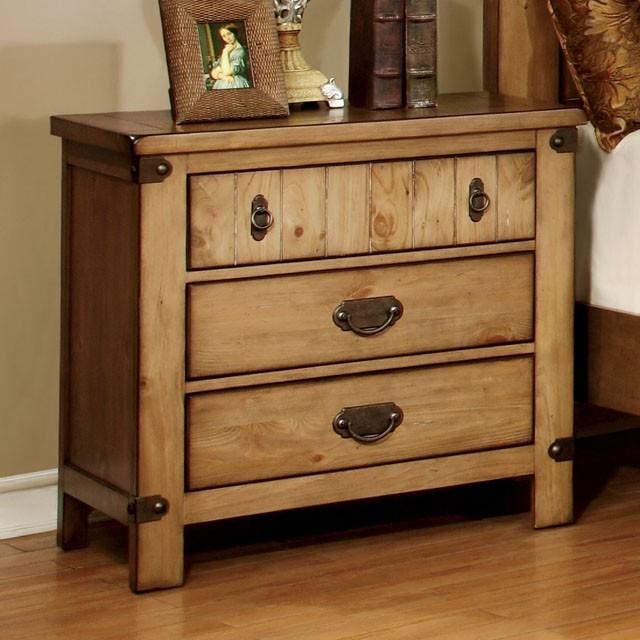PIONEER Weathered Elm Night Stand - R&R Furniture Gallery (Fountain Valley, CA)