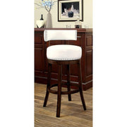 SHIRLEY Dark Oak/White 29" Bar Stool - R&R Furniture Gallery (Fountain Valley, CA)