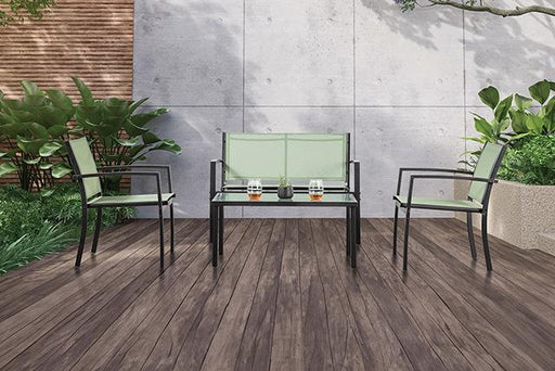 Ibiza 4 Pc. Sling Set K D Green - R&R Furniture Gallery (Fountain Valley, CA)