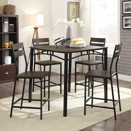 Westport 5 Pc. Counter Ht. Table Set - R&R Furniture Gallery (Fountain Valley, CA)