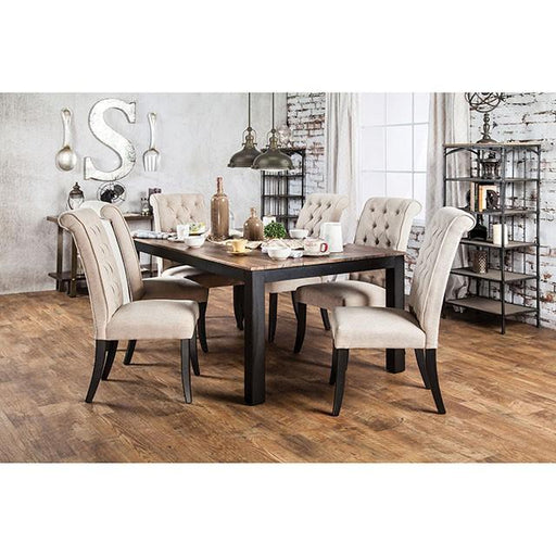MARSHALL Rustic Oak Dining Table - R&R Furniture Gallery (Fountain Valley, CA)