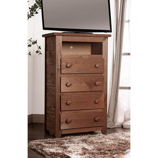 Lea Mahogany Media Chest - R&R Furniture Gallery (Fountain Valley, CA)