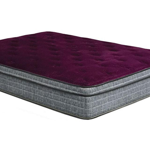 Purple/Grey 13" Euro Pillow Top Mattress Non-Flip, Full - R&R Furniture Gallery (Fountain Valley, CA)