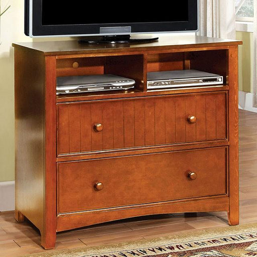 Omnus Oak Media Chest - R&R Furniture Gallery (Fountain Valley, CA)