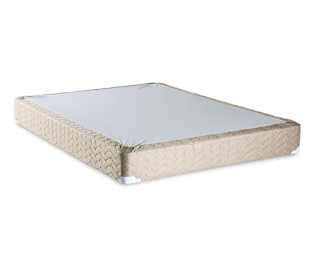 Lilium White/Brown Foundation, E.King - R&R Furniture Gallery (Fountain Valley, CA)